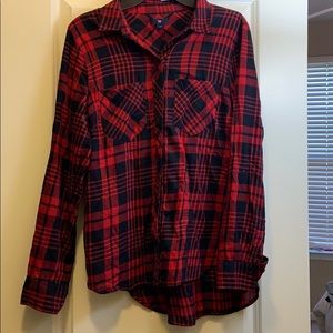 Flannel button down